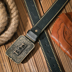 Herrbälte Cowboystil