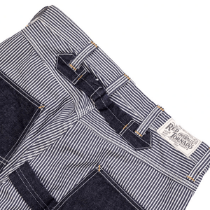 Hickoryrandiga jeans herr