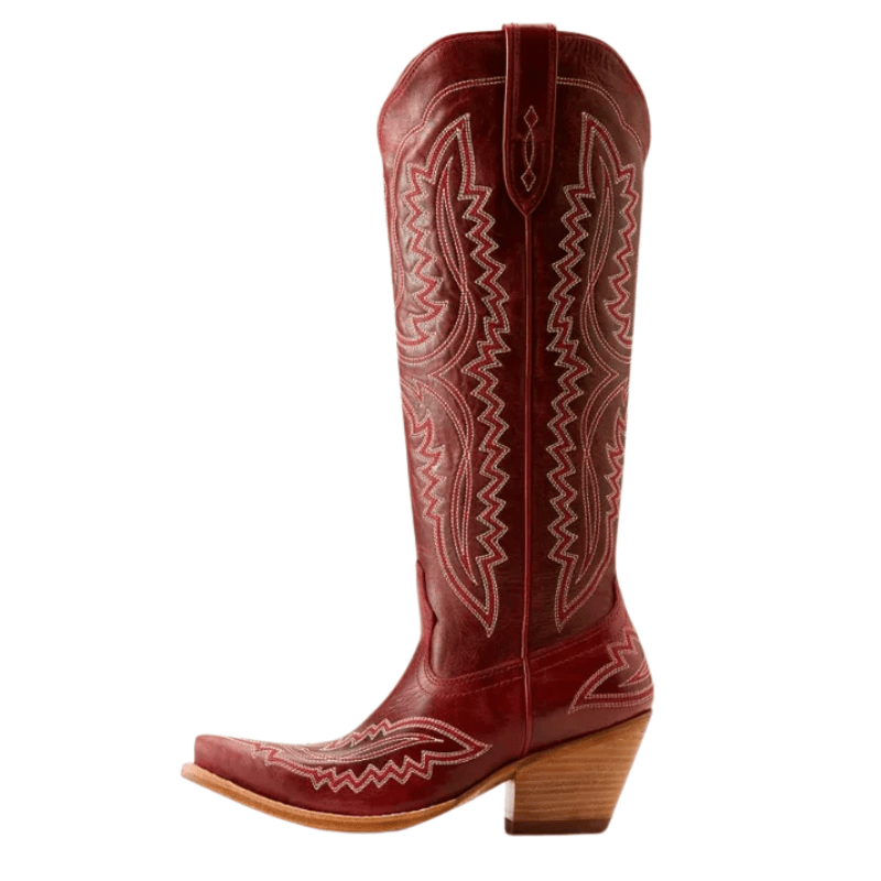 Höga Cowboyboots med Klassiskt Broderi för Dam