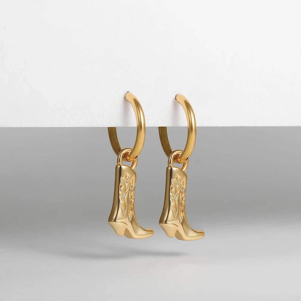 Hoops örhängen med cowboyboots