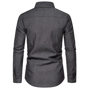 Jeans skjorta western