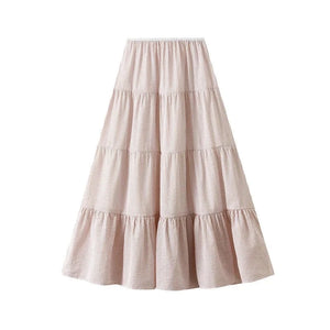 Kjol sommar Khaki / One Size