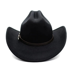 Klassisk Cowboyhatt Läderband