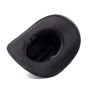 Klassisk Cowboyhatt Läderband