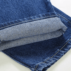 Klassiska raka jeans för män