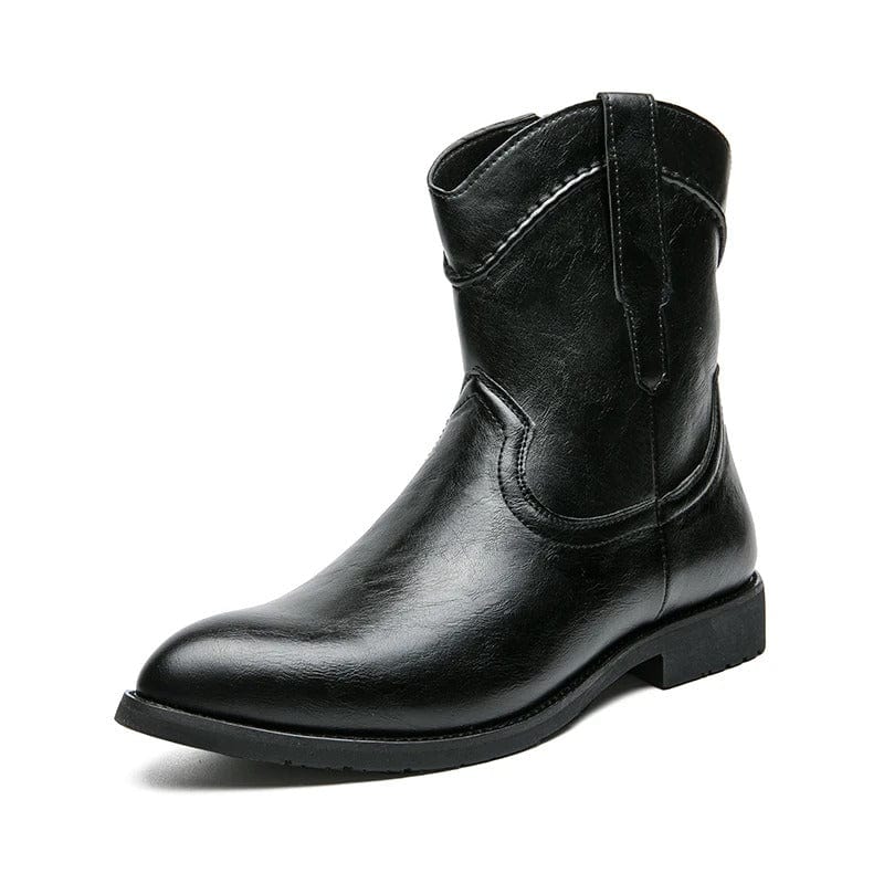 Låga cowboy boots herr