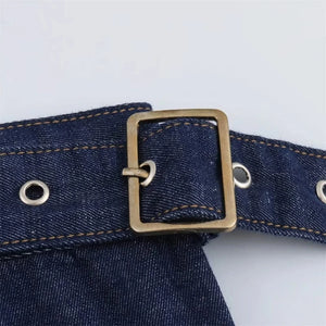 Lång Omlottkjol i Jeans