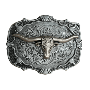 Longhorn Bältesspännen Western Stilar Stil 4