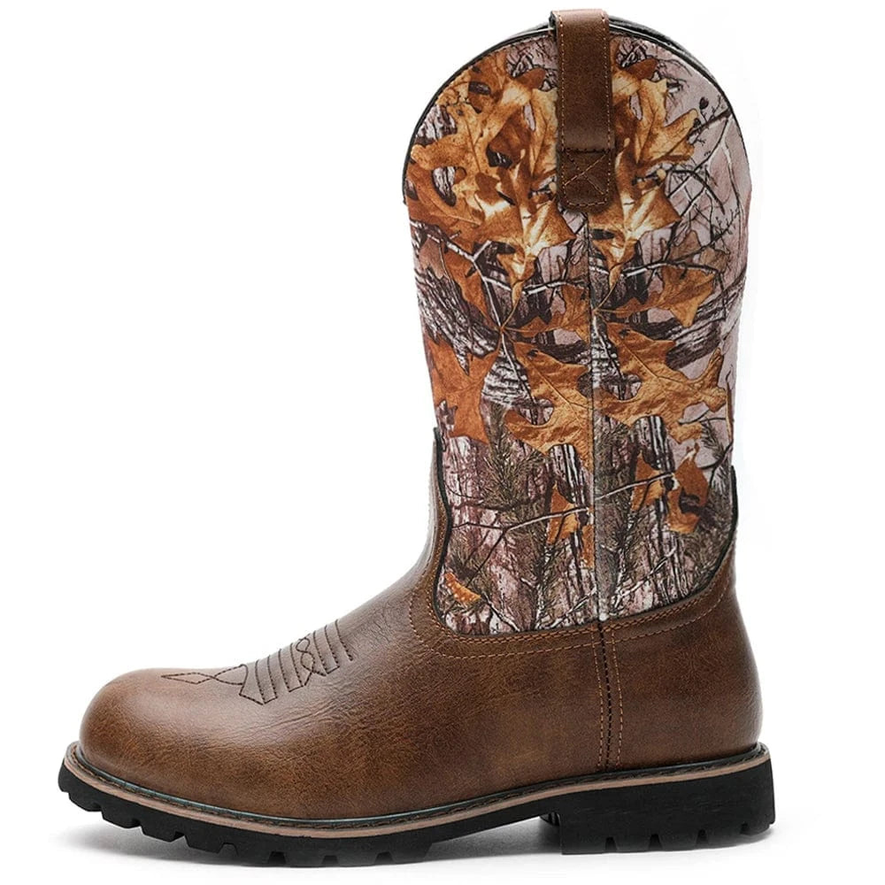 Camo cowboy boots