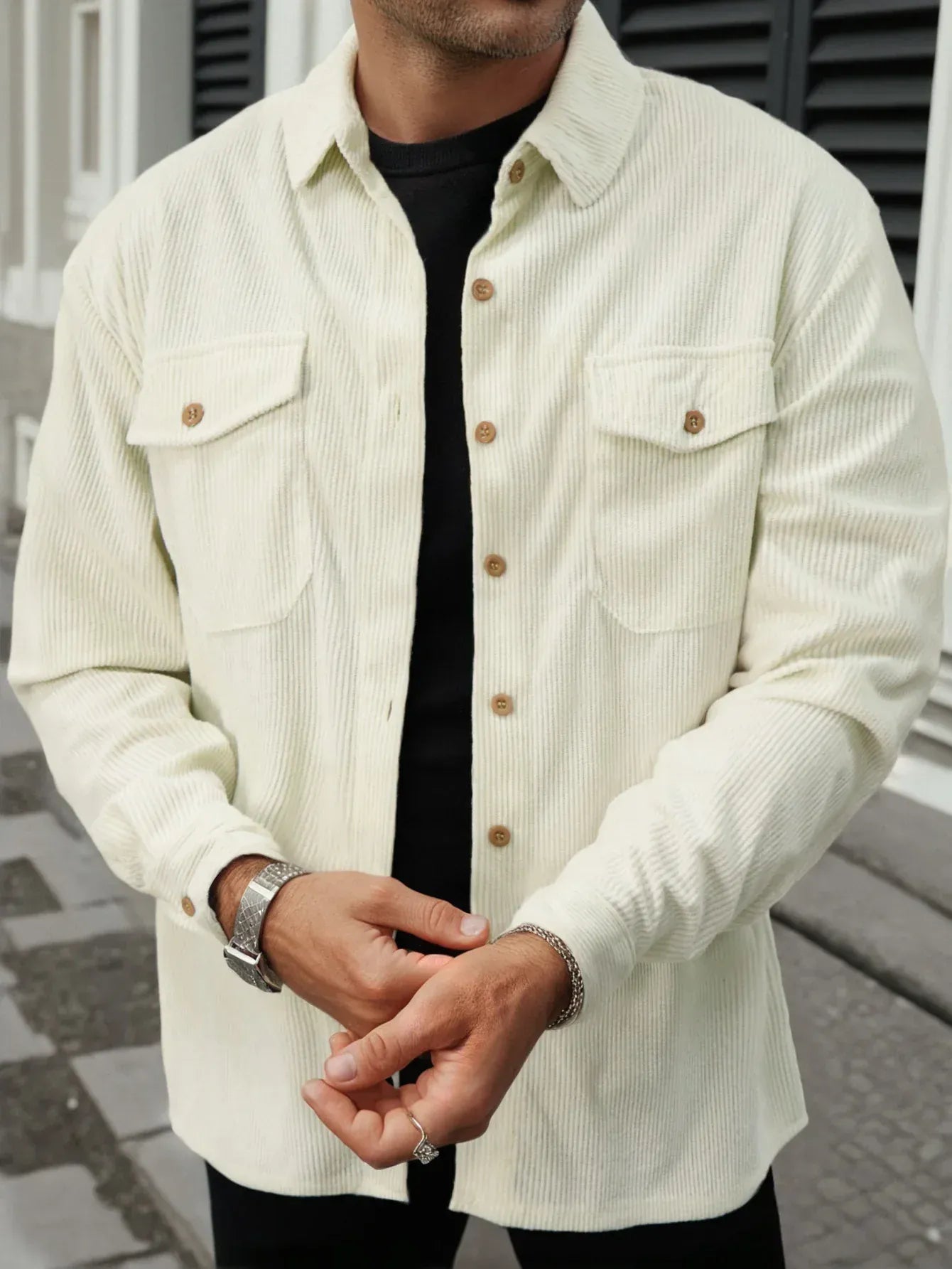Overshirt jacka Beige / S