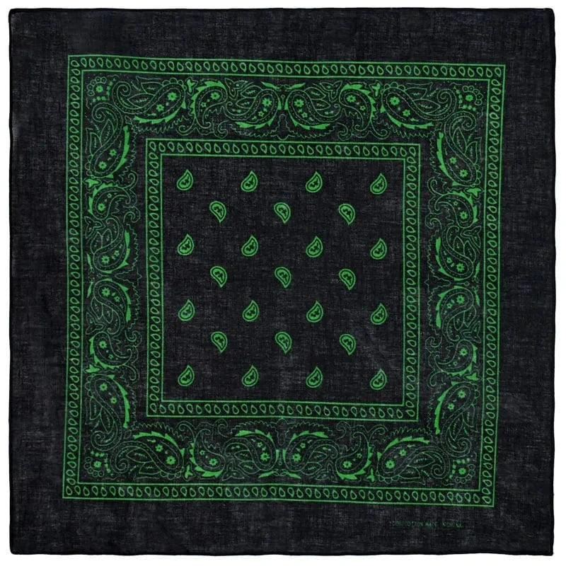 Paisley Svart Bandana