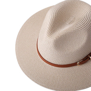 Panama cowboyhatt i strå