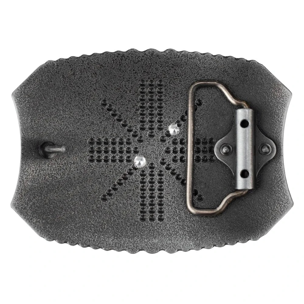 Personligt bokstav bältesspänne western stil metall