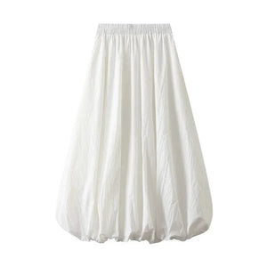 Puffig kjol Vit / One Size