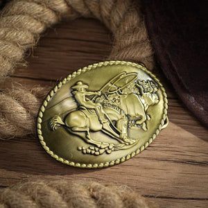 Rodeo Bältesspänne Cowboy Ryttare