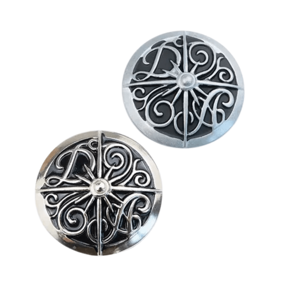 Rund Concho i Zinklegering