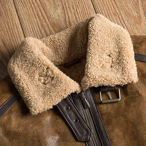 Shearling jacka herr