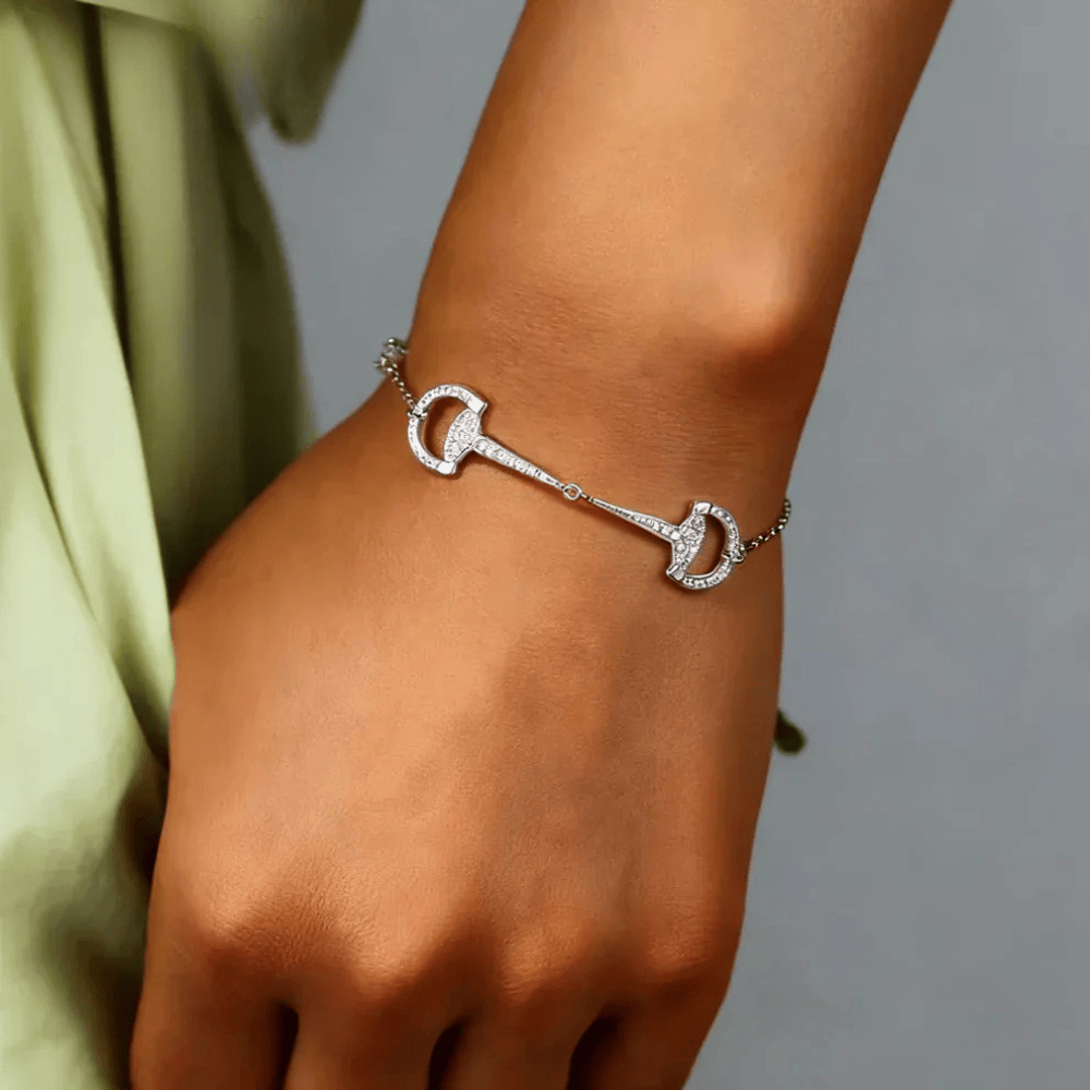Silverarmband Hästbett Silver / 15 med 4cm