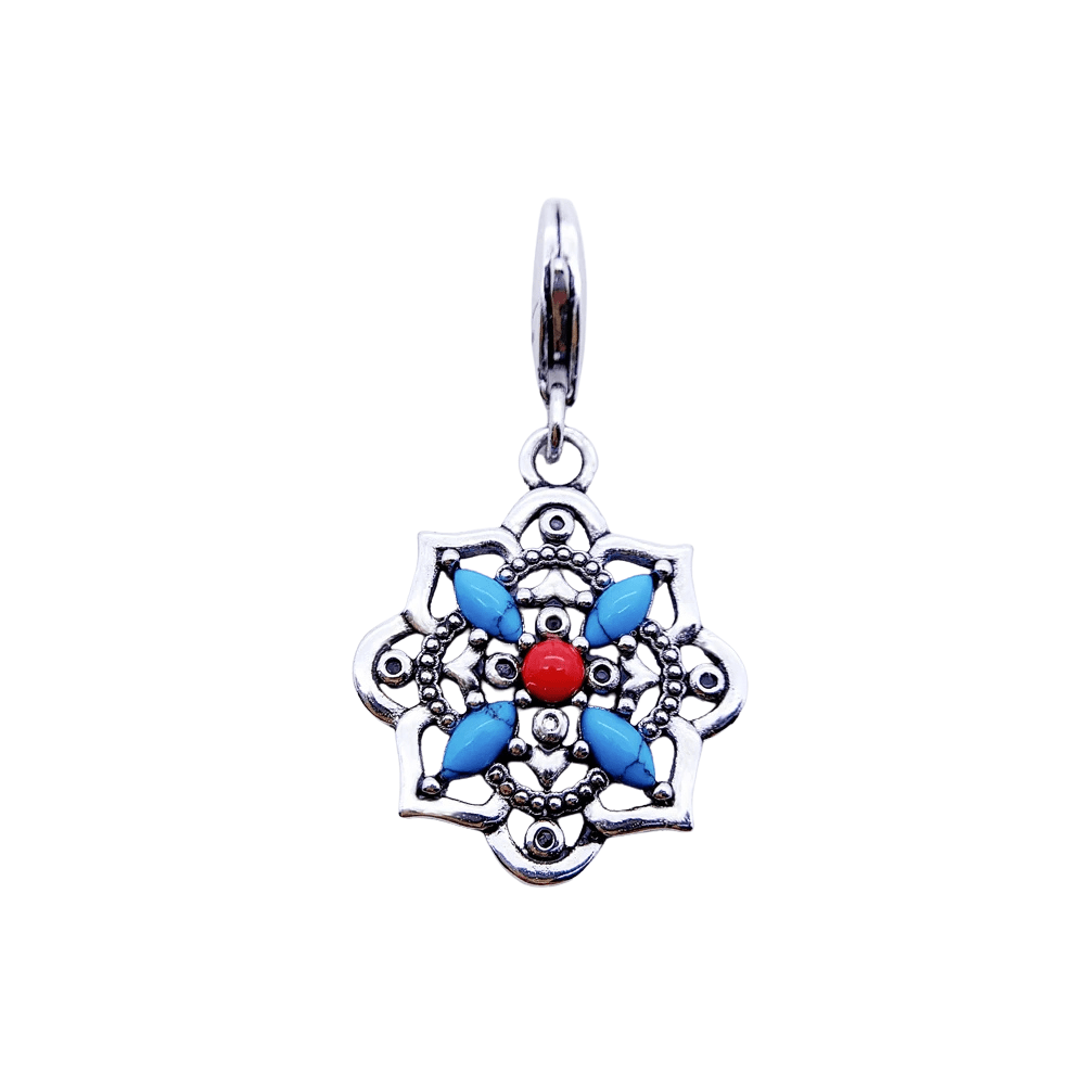 Silverberlock med turkos i western stil