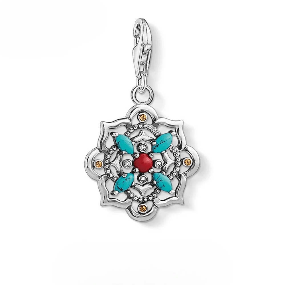 Silverberlock med turkos i western stil