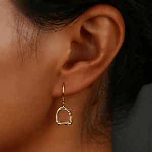 Stigbygel Örhängen Silver