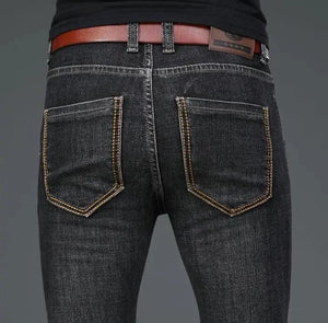 Svarta bootcut jeans herr