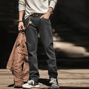 Svarta jeans straight