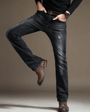 Utsvängda jeans för herr