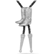 Bolo tie med cowboyboots