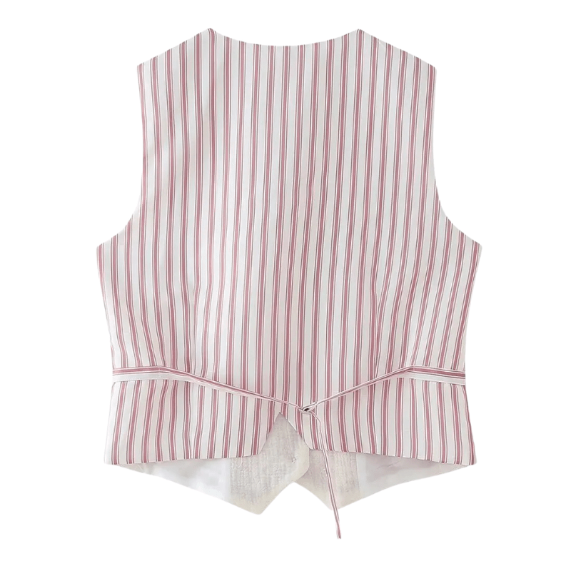 Vit Broderad Väst Dam med Etniskt Blommönster