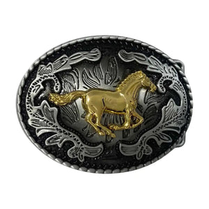Western Bältesspännen Herr Cowboy Spänne Motiv Häst