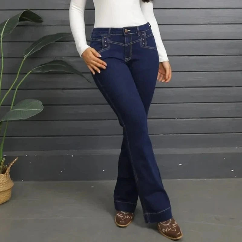 Western bootcut jeans