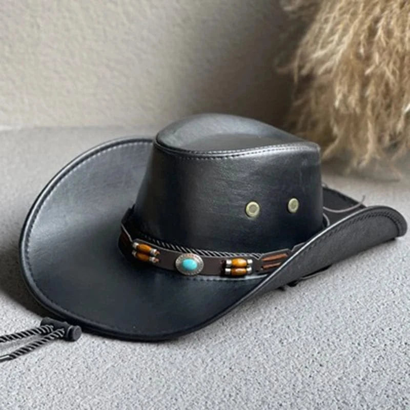 Western Cowboyhatt i Konstläder