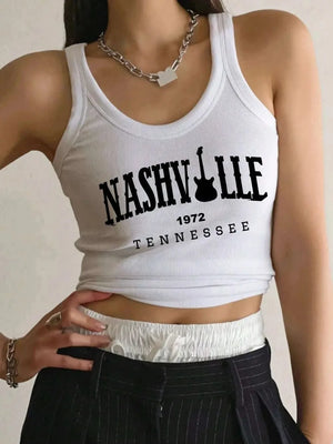 Western damtopp Nashville Tennessee Vit / M