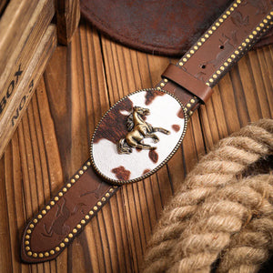 Westernbälte galopperande häst