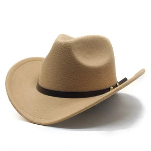 Westernhatt filt Kamel / 56-58cm