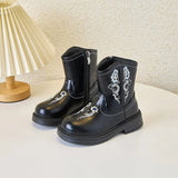 Barn cowboyboots med elegant västerndesign