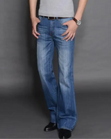 Utsvängda jeans herr