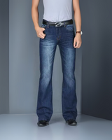 Utsvängda jeans herr