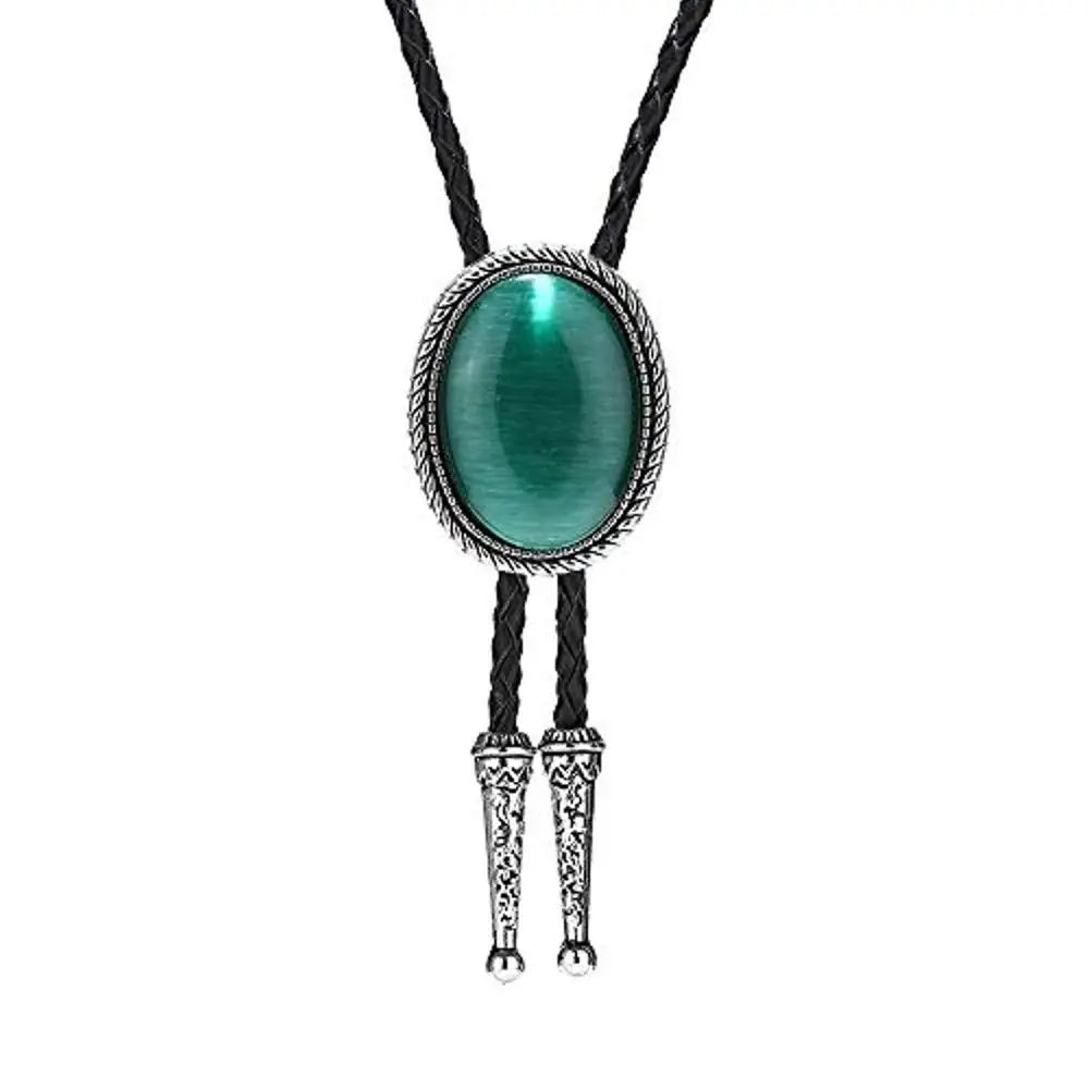 Bolo tie med äkta agatsten