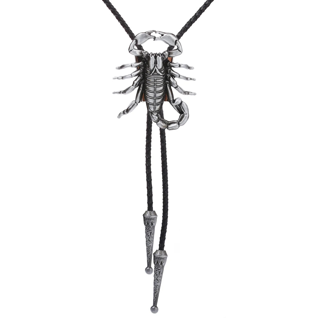 Bolo tie med 3D-skorpion i metall