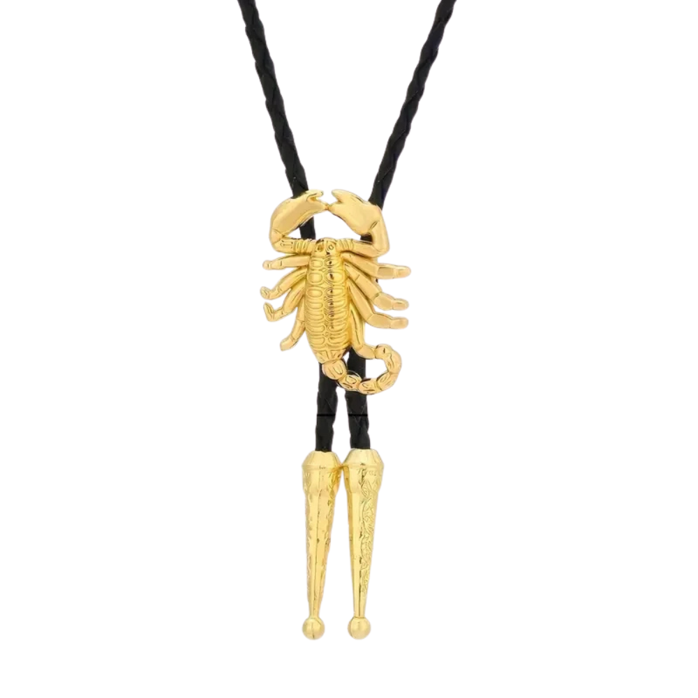 Bolo tie med 3D-skorpion i metall