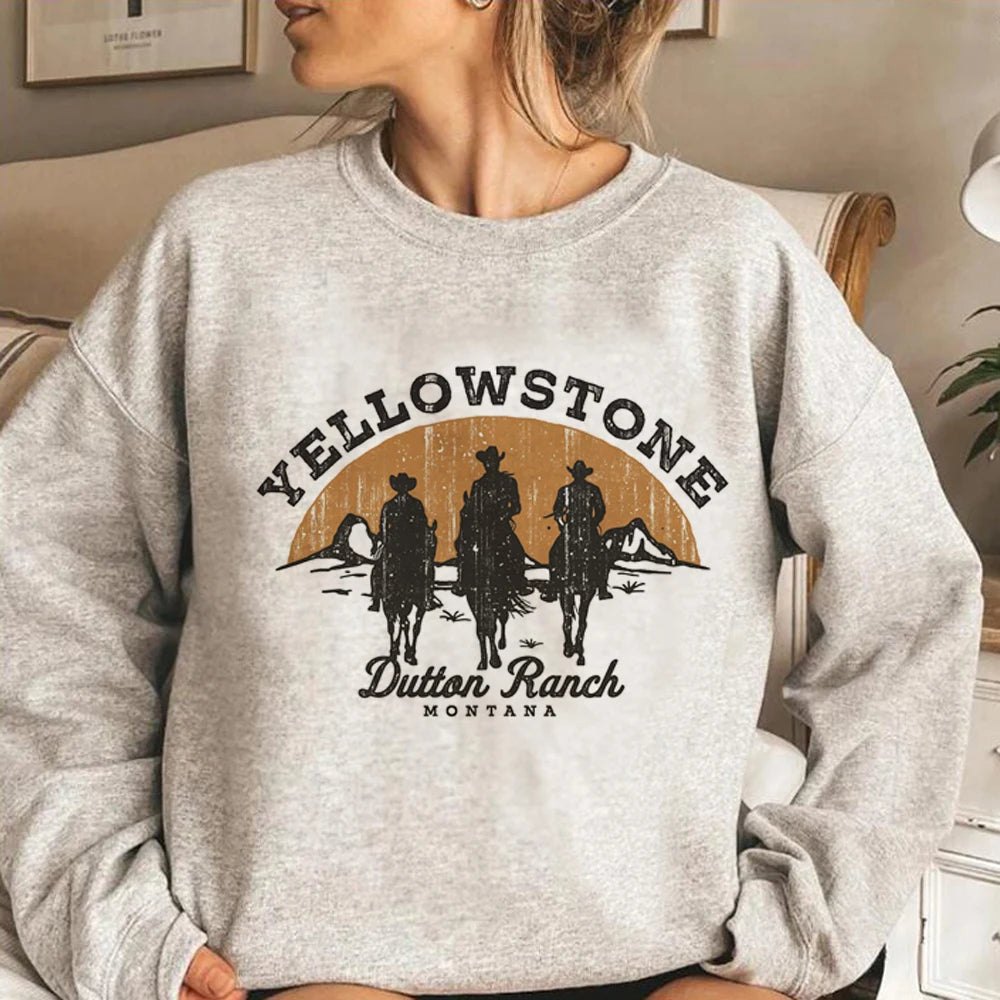 Cowgirl Hoodie i Fleece