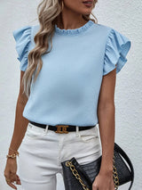 Ärmlös blus dam