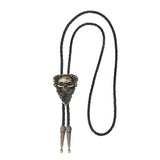 Bolo tie med dödskalle i vintage-stil