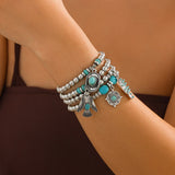 Boho Armband med Western Berlocker
