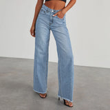 Cropped jeans dam