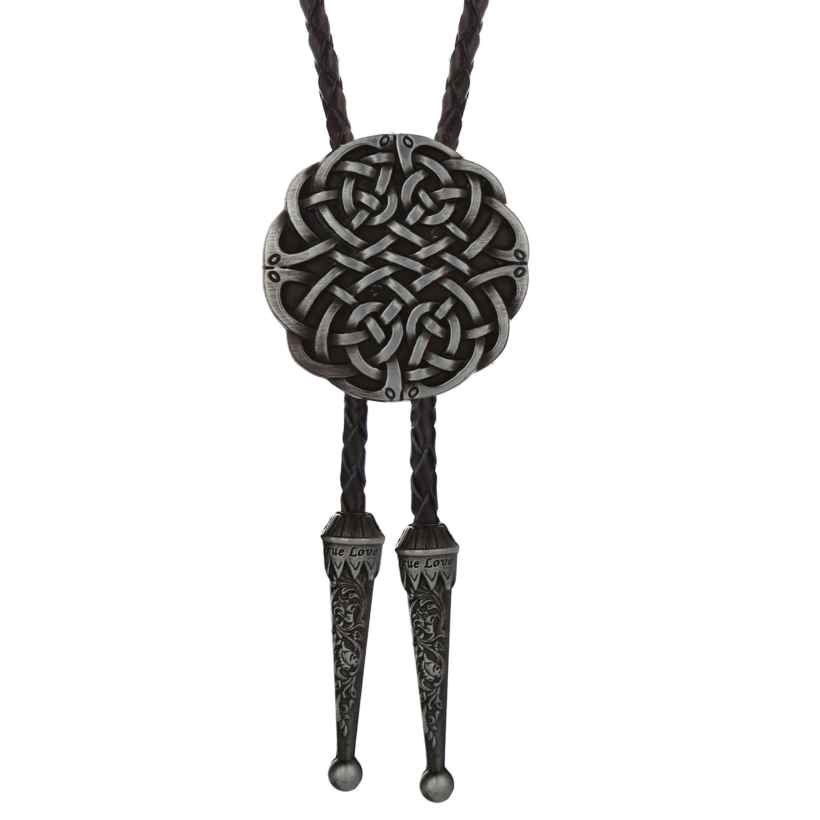 Bolo tie med retroinspirerat keltiskt mönster