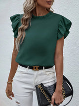 Ärmlös blus dam