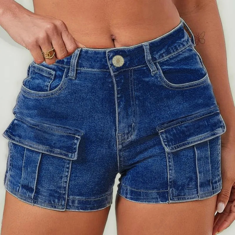 Cargo jeans shorts dam